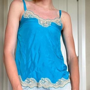Vintage blue express lace